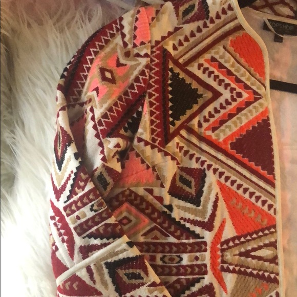 Top Shop- multi colored skirt and jacket. - Picture 3 of 3